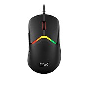 Mouse cu fir HP Hyperx Pulsefire Saga Pro, rezolutie 26000 dpi, 6 butoane, HyperX 26K Sensor, Iluminare RGB, baterie 450mAh Li-ion, negru