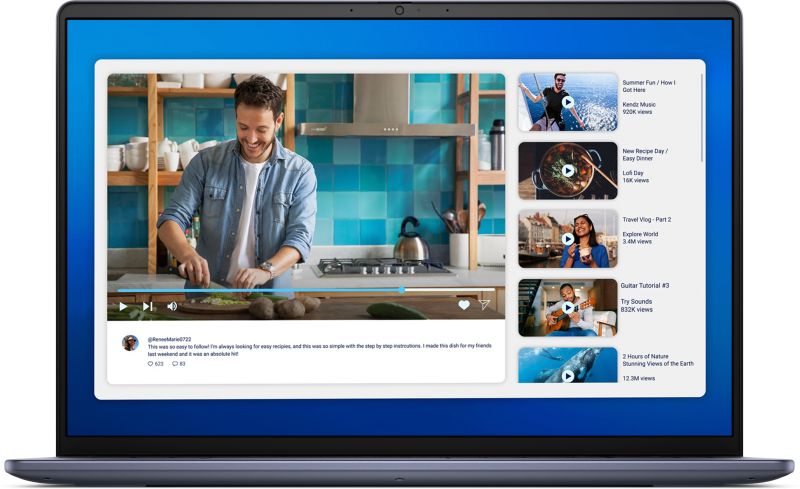 Laptop Dell 16 DC16251, 16 inch 1920 x 1200, Intel 150U (10 C / 12 T, 1.8 GHz - 5.4 GHz, 12 MB cache, 55 W), 32 GB RAM, 1 TB SSD, Intel Graphics, Windows 11 Pro