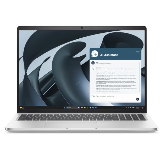 Laptop Dell Pro 16 Plus PB16255, 16 inch 1920 x 1200, AMD AI 7 350 (8 C / 16 T, 2 GHz - 5 GHz, 8 MB + 16 MB cache), 32 GB LPDDR5X, 512 GB SSD, AMD Radeon Graphics, Windows 11 Pro
