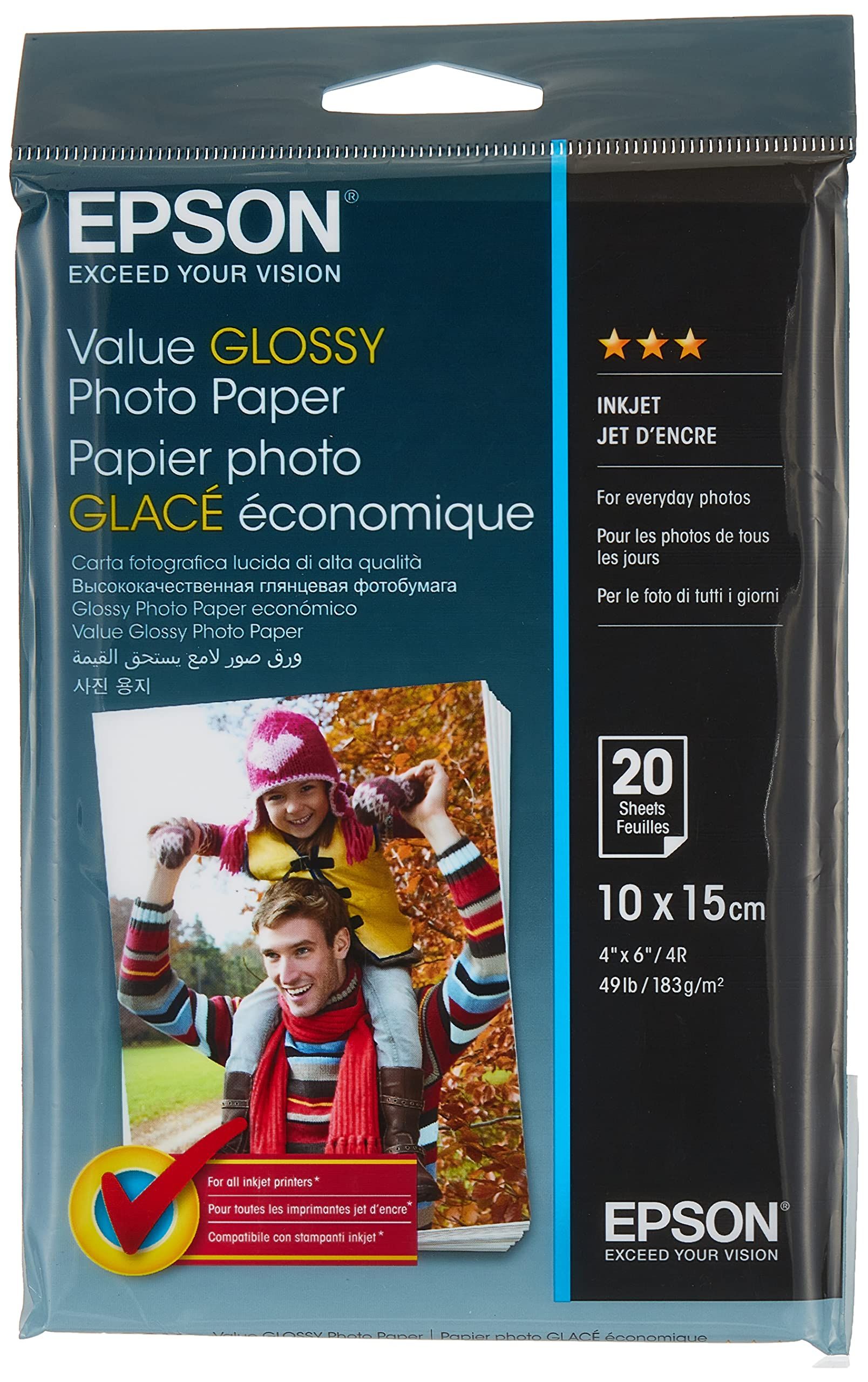 HARTIE Glossy Photo  10x15cm  20 sheet