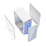 GEMBIRD Gaming ARGB case Fornax 500 white