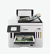 Multifunctional inkjet color CISS Canon Maxify GX7140, ( Print,Copy,Scan, Fax, Cloud), dimensiune A4 , duplex printare, ADF, viteza 24ppm alb-negru, 15.5 ppm color, rezolutie 600X1200 dpi, alimentare hartie250+250+100 coli, Scannet CIS, rezolutie scanare:1200x1200, 99 copiimax,zoom:25%-400%, format