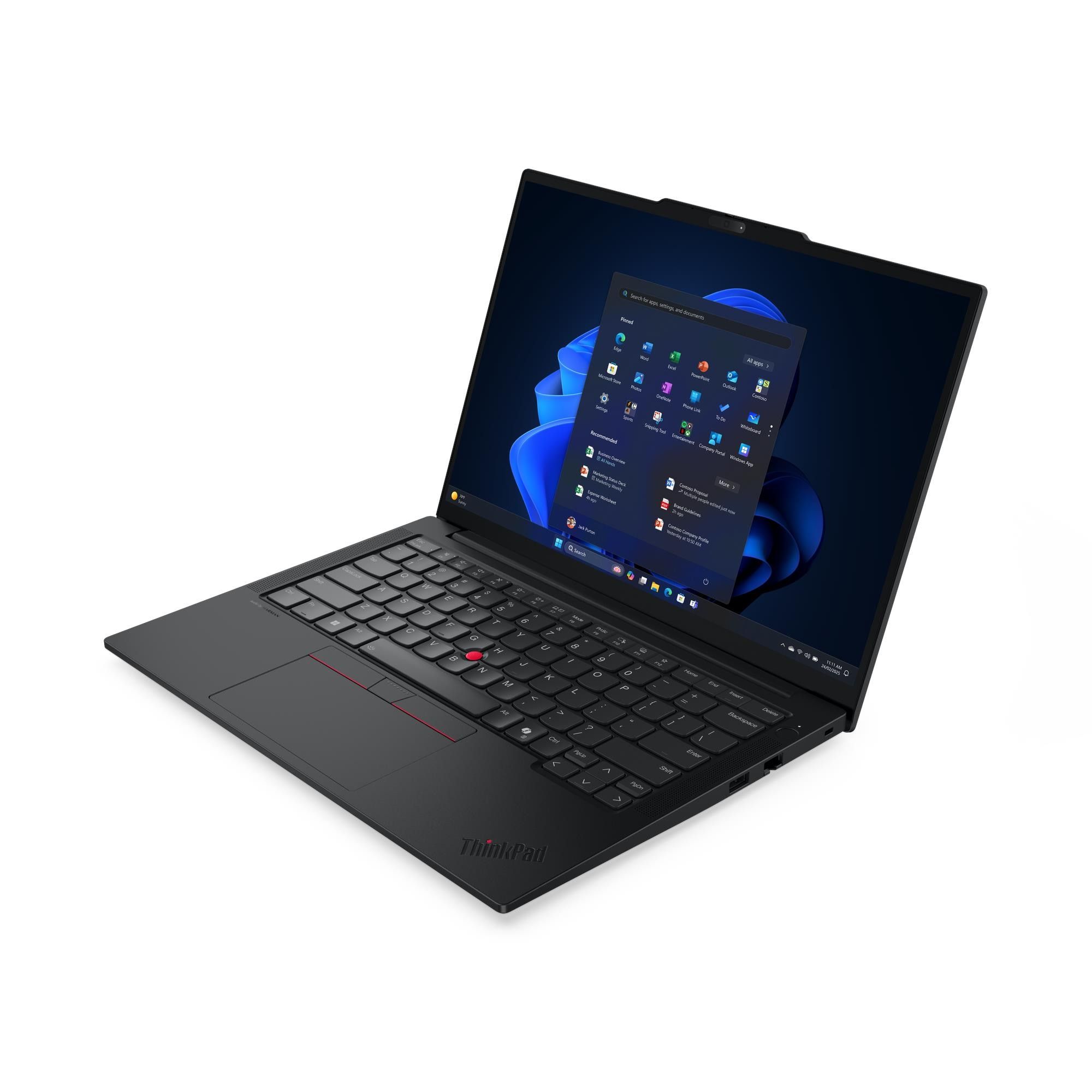 Laptop Lenovo ThinkPad E14 Gen 7 21SX0057RI, 14 inch 1920 x 1200, Intel Core ultra 5 225U (12 C / 14 T, 1.5 GHz - 4.8 GHz, 12 MB cache, N/A), 16 GB DDR5, 512 GB SSD, Intel Graphics, Fara sistem de operare, Tastatura English (EU), Black