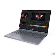 Laptop Lenovo ThinkBook 16p G6 ADR 21U0000KRI, 16 inch 2560 x 1600, AMD 8940HX (16 C / 32 T, 2.4 GHz - 5.3 GHz, 16 MB + 64 MB cache), 32 GB DDR5, 512 GB SSD, Nvidia GeForce RTX 5060, Windows 11 Pro