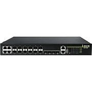 DCN Europe S5750E-16F-SI-D 8x100/1000Base-X SFP+ 4xCombo (RJ45 sau SFP) + 4x1/10GBase-X SFP+