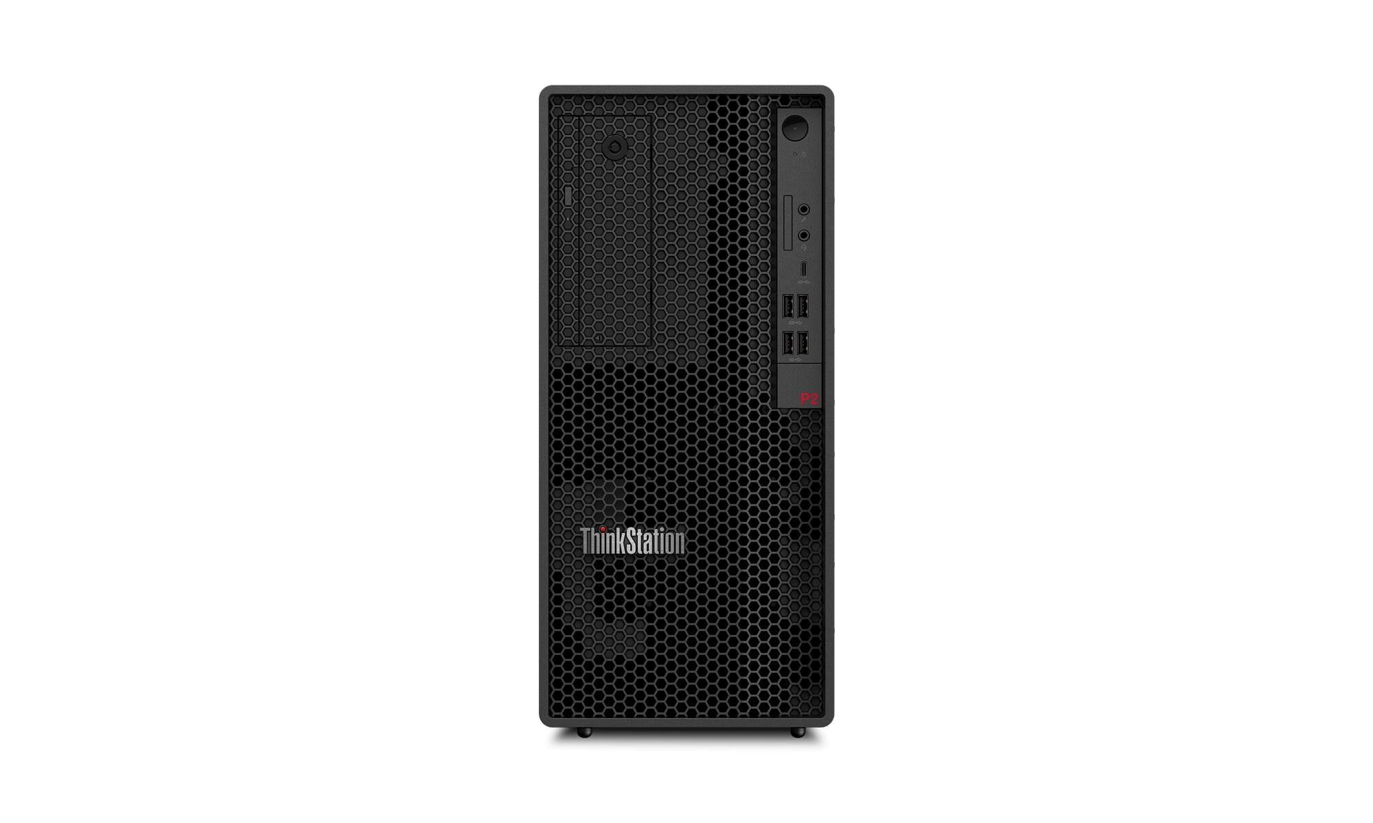 Desktop PC Lenovo ThinkStation P2 Tower, Intel Core i5-14500 (14 C / 20 T, 2.6 GHz - 5.0 GHz, 11.5 MB cache, 65 W), 16 GB RAM, 512 GB SSD, Intel UHD Graphics, Windows 11 Pro