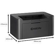Imprimanta laser monocrom Kyocera PA2001w, A4, USB 2.0, Wi-Fi, 20 ppm