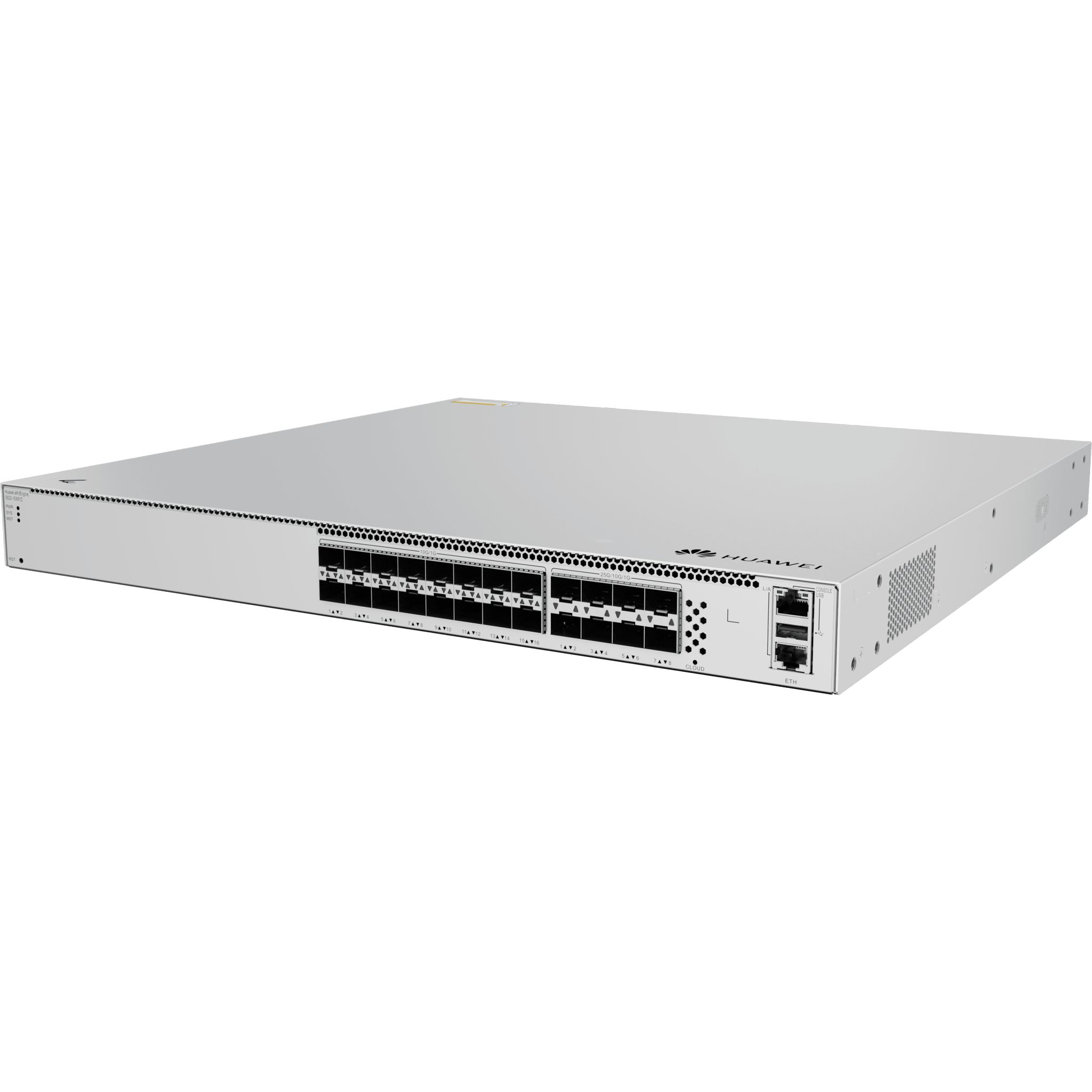 Huawei Switch S620-16X8YZ (16*10GE SFP+ porturi, 8*25GE SFP28 porturi, slot pentru card de expansiune, cu 1*modul de alimentare AC)