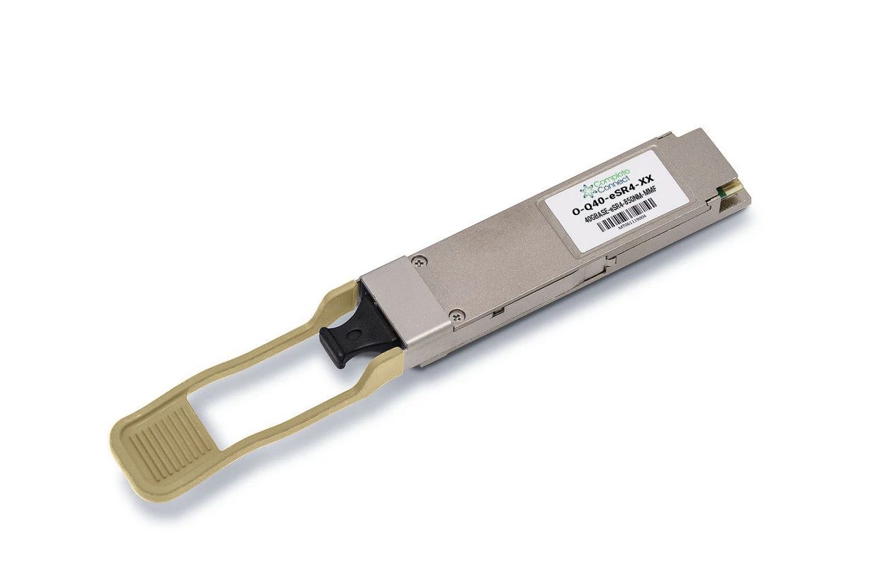 Transceiver optic Huawei 40GBase-eSR4, QSFP+, 40G, Multi-modă (850nm, 0.3km, MPO) (conectându-se la un QSFP+ sau patru SFP+), eKit-QSFP-40G-eSR4-eKit