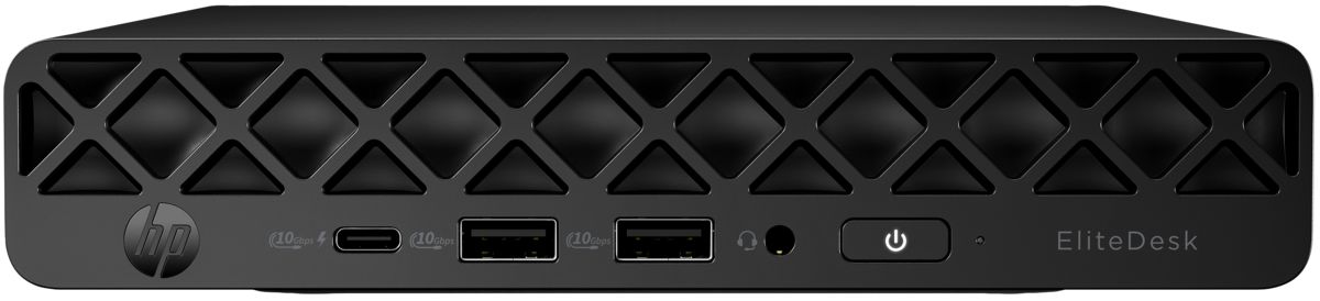 Desktop PC HP EliteDesk 8 Mini G1a, AMD 340 (6 C / 12 T, 2 GHz - 4.8 GHz), 32 GB RAM, 512 GB SSD, AMD Radeon Graphics, Windows 11 Pro