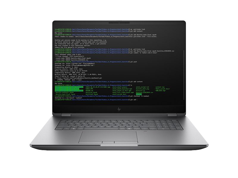 Laptop HP ZBook Fury G1i 98L72ET, 18 inch 2560 x 1600, Intel 265HX (20 C / 20 T, 2.3 GHz - 5.3 GHz, 36 MB cache), 32 GB DDR5, 1 TB SSD, Nvidia RTX Pro 3000, Windows 11 Pro