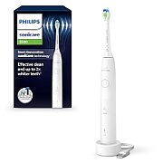 Periuta de dinti electrica Philips Sonicare HX7110/01, 62.000 miscari/minut, autonomie 21 zile, 2 moduri periere, senzor presiune integrat, functia BrushSync, capat de periere Otimal White, alb