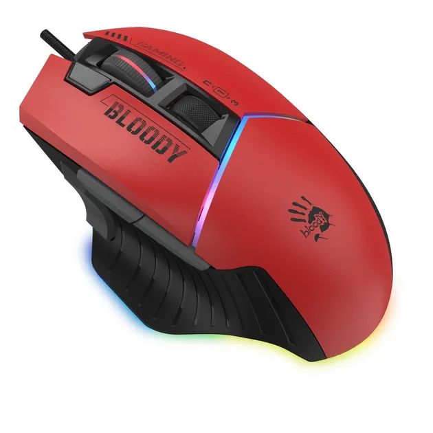 Mouse A4Tech, gaming, Bloody Extra Fire RGB, USB Sports Red,  W95Ultra Sports Red , (timbru verde 0.18 lei) 4711421 002301