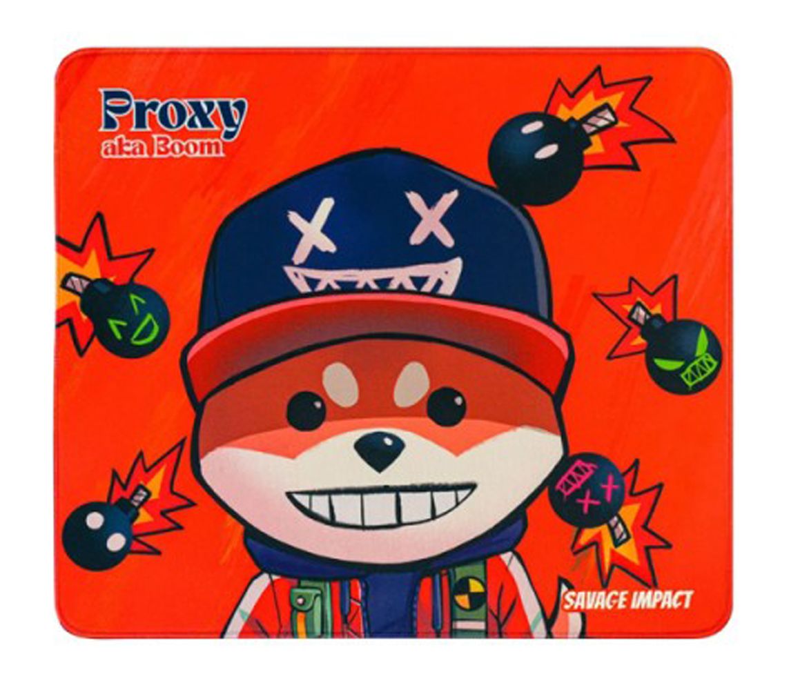 MousePAD A4TECH - gaming, Bloody  BP-45  Proxy Boom Fire, cauciuc si material textil, 451 x 400 x 5 mm, imagine,  BP-45 Proxy Boom Fire  4711421 000956