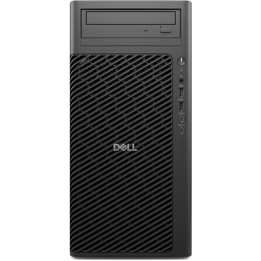 Desktop PC Dell Pro Max Tower T2, Intel 285K (24 C / 24 T, 3.2 GHz - 5.7 GHz, 36 MB cache), 64 GB RAM, 2 TB HDD + 1 TB SSD, NVIDIA RTX 4000 Ada 20 GB, Windows 11 Pro