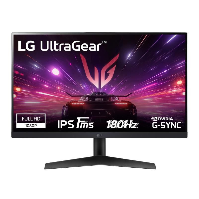 Monitor LG 23.8  24GS60F-B.AEU, Diagonal (inch): 23.8, Diagonal (cm): 60, Aspect ratio: 16:9, Panel: IPS, Resolution: 1920x1080, Refresh Rate: 180Hz, Response time GtG: 1ms, Brightness (max): 300 cd/m², Contrast (static) : 1000:1, Viewing angle: 178/178, Color Gamut Type: sRGB, Color Gamut Coverage