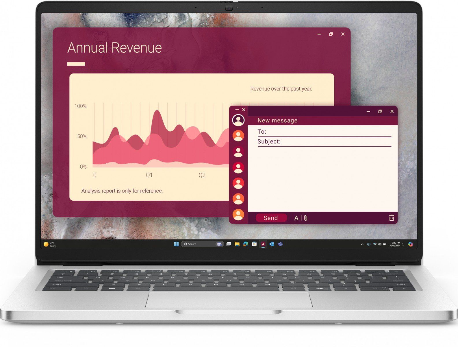 Laptop Dell Pro 14 PC14250 YMP6J, 14 inch 1920 x 1200, Intel 255U (12 C / 14 T, 2.4 GHz - 5.2 GHz, 12 MB cache), 32 GB DDR5, 512 GB SSD, Intel Graphics, Windows 11 Pro, Tastatura Italiana