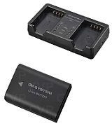 OM Systems SBCX-1 Kit of Li-ion Battery BLX-1 and Charger BCX-1