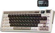 ROYAL KLUDGE RK M70 Mocha Grey Gaming Keyboard Cream switch