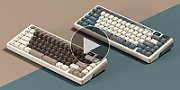 ROYAL KLUDGE RK M70 Mocha Grey Gaming Keyboard Beige switch