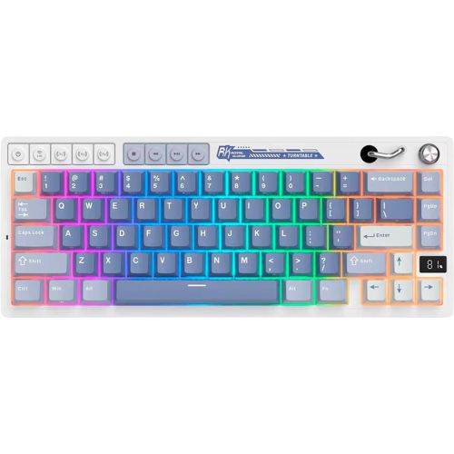 ROYAL KLUDGE RK M65 Ocean Blue Gaming Keyboard Beige switch