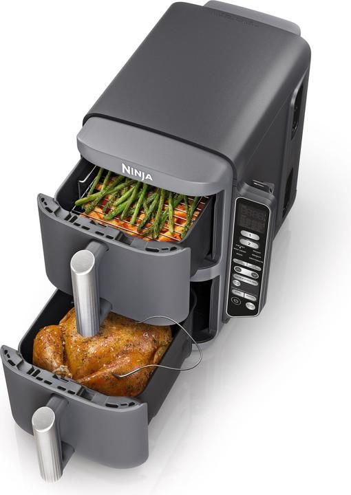 Ninja SL451EU fryer Double 9.5 L Stand-alone 2470 W Hot air fryer Black
