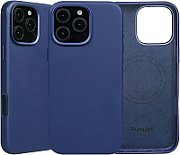 Leather Case for iPhone 16 w/ MagSafe (navy)