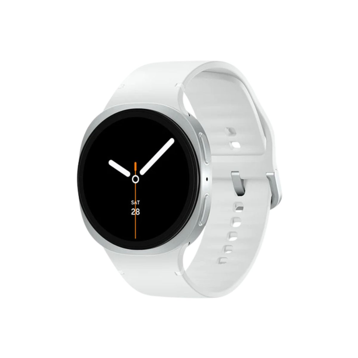 Samsung Galaxy Watch 8 3.3 cm (1.3 ) AMOLED 40 mm Digital 438 x 438 pixels Touchscreen 4G Silver Wi-Fi GPS (satellite)