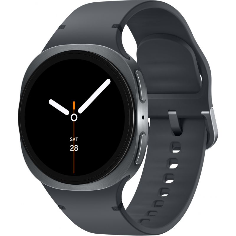 Samsung Galaxy Watch 8 3.3 cm (1.3 ) AMOLED 40 mm Digital 438 x 438 pixels Touchscreen Graphite Wi-Fi GPS (satellite)