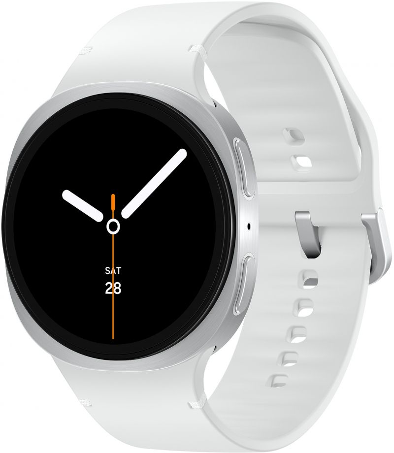 Samsung Galaxy Watch 8 3.81 cm (1.5 ) AMOLED 44 mm Digital 480 x 480 pixels Touchscreen Silver Wi-Fi GPS (satellite)