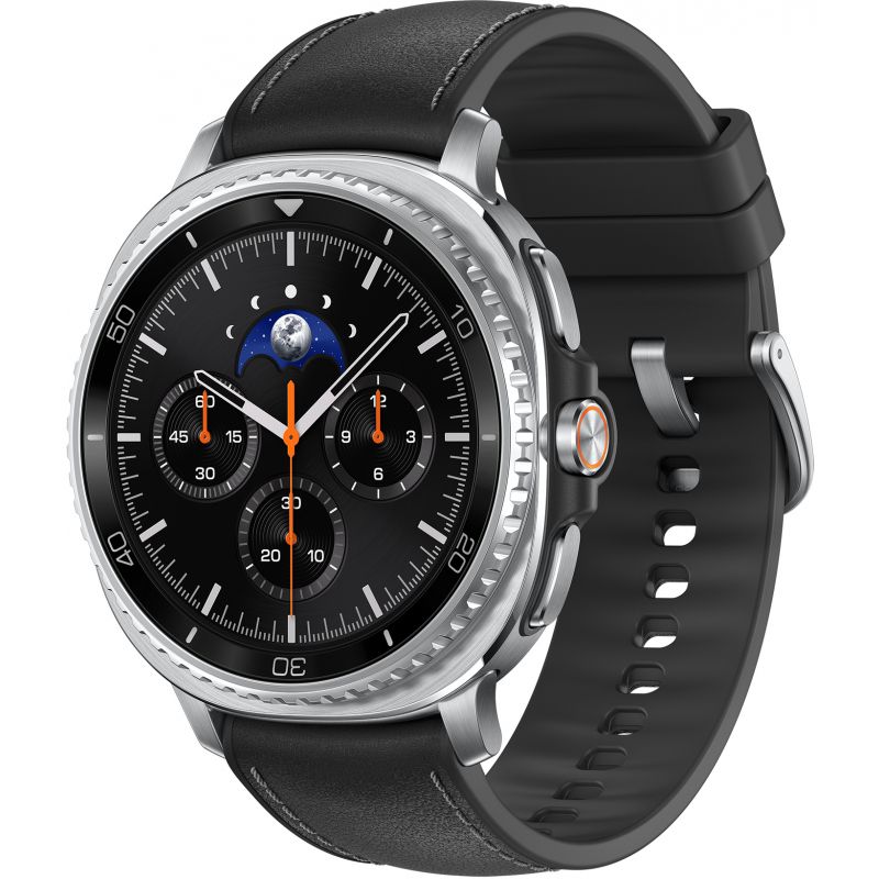 Samsung Galaxy Watch 8 Classic 3.3 cm (1.3 ) AMOLED 46 mm Digital 438 x 438 pixels Touchscreen 4G Silver Wi-Fi GPS (satellite)