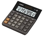 Casio MH-12BK-S 12-digit black office calculator