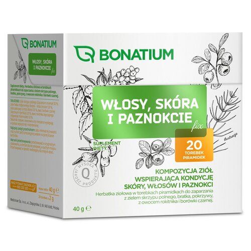 Bonatium Herbal tea Hair  skin and nails Fix 20pcs