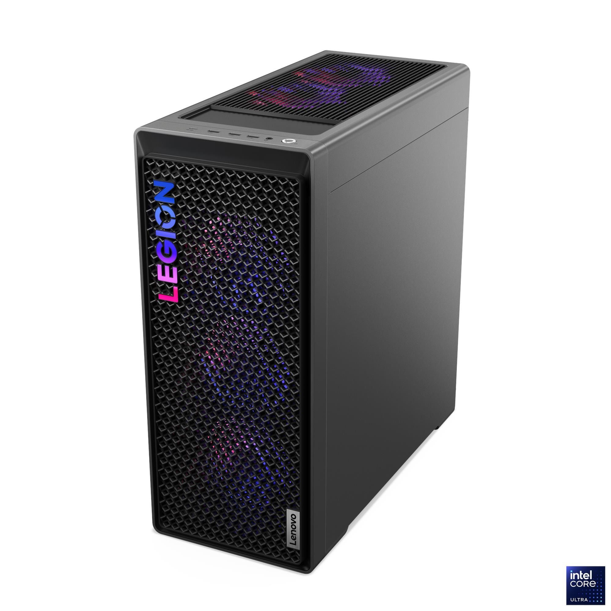 Desktop PC Lenovo Legion T7 34IAS10, Intel 265KF (20 C / 20 T, 3.3 GHz - 5.5 GHz), 64 GB RAM, 2 TB SSD, NVIDIA GeForce RTX 5070 Ti 16 GB, Fara sistem de operare