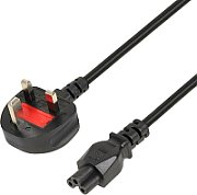 iBOX Power Cable for Laptops (clover) VDE 1.8m UK plug