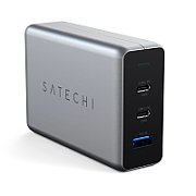 Satechi USB-C PD GaN Charger 100W  2x USB-C  1x US