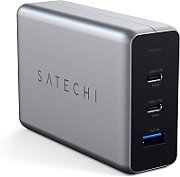Satechi USB-C PD GaN Charger 100W  2x USB-C  1x US