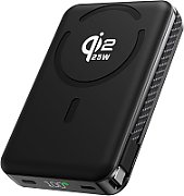 Qi2 charger for 2 devices MagSafe  USB-C black