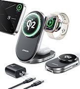 Wireless charger Qi2 15W for 3 devices w/MagSafe