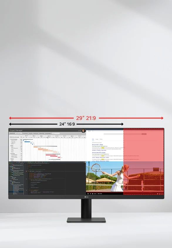 MONITOR LG LED 29  29U511A-B 100Hz