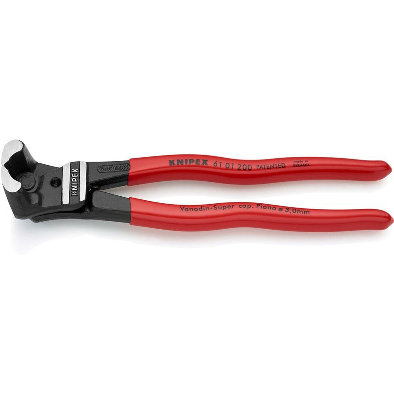 End cutting pliers with lever high ratio 200mm