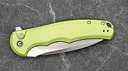 CIVIVI Button Lock Praxis Knife Aluminum Green
