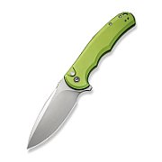 CIVIVI Button Lock Praxis Knife Aluminum Green