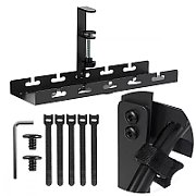 Maclean under-desk cable organizer  max. load 5kg  white  MC-105 W