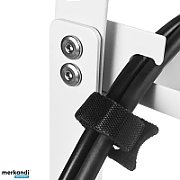 Maclean under-desk cable organizer  max. load 5kg  max. 728mm  2 levels  white  MC-102 W