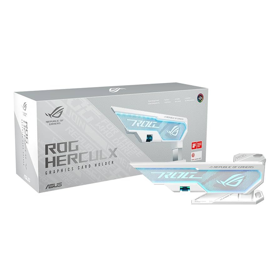ASUS ROG Herculx Graphics Card Holder white