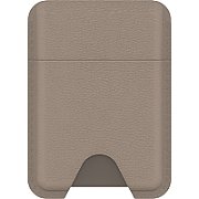 OB SYMMETRY CACTUS LEATHER/MAGSAFE WALLET CG LIGHT GREY