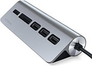 Satechi Aluminium Type-C USB Hub (3x USB 3.0,MicroSD) - Space Grey