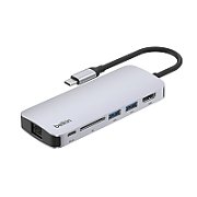 Satechi Aluminum Type-C CLAMP PRO Hub (3x USB 3.0,MicroSD) - Space Grey