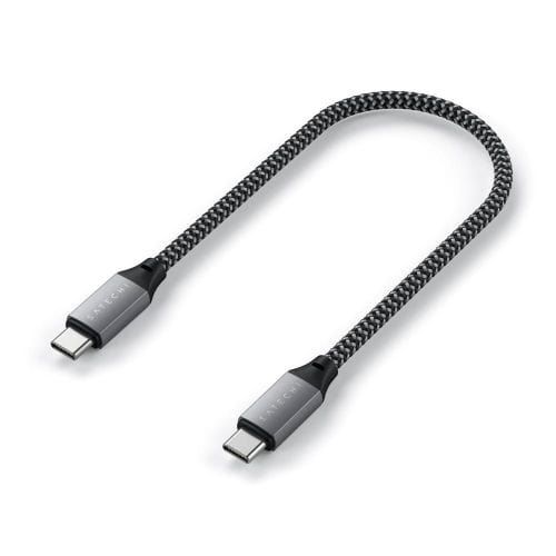 Satechi USB-C to USB-C Short Cable - 25cm - Space Grey